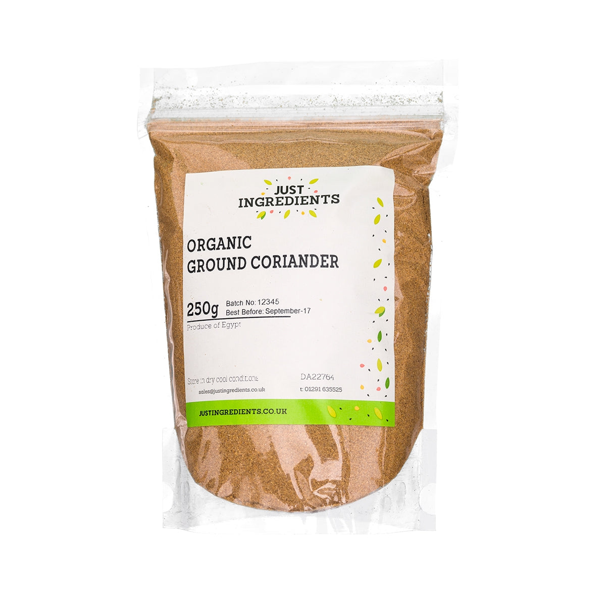 JustIngredients Organic Coriander - Ground